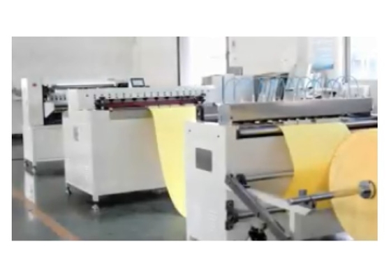 PLCZ100-600-II W pełni automatyczna maszyna do plisowania papieru z nożem Max. Szerokość 600 mm