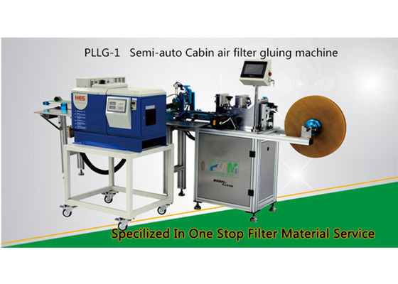 PLLG-1 półautomatyczna maszyna do klejenia filtrów kabinowych wysokiej jakości filtr samochodowy