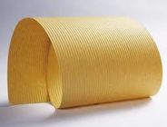 Żółty papier do filtra powietrza zestalonego olejem opałowym 130g / m2