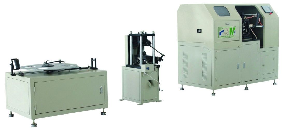PLJY-75-II W pełni automatyczna maszyna do plisowania z filtrem powietrza Spiral Center Tube 35 sztuk / min