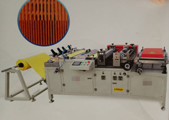 50m / min Obrotowa maszyna do plisowania papierowego filtra powietrza 380V 50Hz